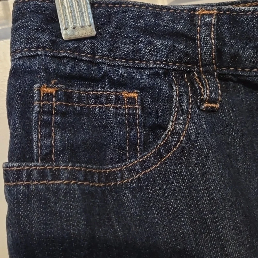 Gap Kids, Jean Skirt, Child's Sz 12, Ruffled Denim, 100% Cotton Skirt, Zipper